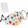 Предпазна детска антисмог маска с клапа за многократна употреба + ПОДАРЪК 5 допълнителни филтъра!!!, снимка 3