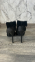 Черни токчета с панделка , снимка 1 - Дамски обувки на ток - 44700537