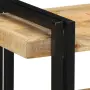 vidaXL Стенен рафт 70x33x35 cm Масивна груба дървесина Манго, снимка 7
