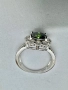 Сребърен пръстен с мойсанит (Диамант) 2 карата, снимка 8