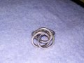 СТАР АЖУРЕН ДИЗАЙНЕРСКИ СРЕБЪРЕН ВИНТИДЖ ПРЪСТЕН ВИСОКА ПРОБА СРЕБРО 35244, снимка 16