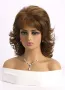 Къса перука, Светло кафява перука, Елегантна перука, снимка 3