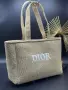 Givenchy👜Christian Dior👜Fendi Дамска Бежова Плетена Плажна Чанта Код E20, снимка 10