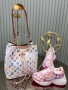 Louis Vuitton Gucci Комплект Дамски Маратонки и Дамска Чанта - Различни Цветове И Модели Код SK408, снимка 6