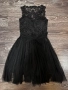 Официална черна рокля за момиче, снимка 1