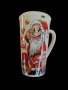Коледна чаша с Еленче или Дядо Коледа , снимка 1 - Коледни подаръци - 42923056