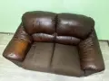 ДВУМЕСТЕН КОЖЕН ДИВАН, снимка 2
