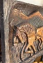 Стенна дърворезба с релефно изображение на мъж с плуг и коне, снимка 5