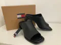 Кожено сабо с ток на Tommy Jeans, Черено, ново с етикет, размер 40, снимка 3