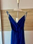 Дълга официална тъмно синя рокля, снимка 4