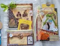 Универсални ръчно изработени картички - скрапбукинг, снимка 6