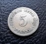 Стара монета 5 пфенига 1906 г.буква А - Германия- рядка, топ цена !, снимка 10