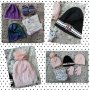 Зимен сет- шапки, шалове и ръкавици , снимка 1 - Шапки, шалове и ръкавици - 30939896