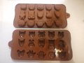 Силиконов молд цветя, животни, звезди за печене, шоколад и др, снимка 9