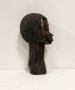Африка, дърво, фигура, мъж, скулптура, абанос, антика, бюст, снимка 1 - Антикварни и старинни предмети - 42877621
