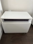 2 броя нощни шкафчета бял гланц, снимка 1