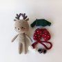 Коледни еленчета, играчки за деца, коледен подарък за дете, ръчна изработка, плетени играчки, снимка 5