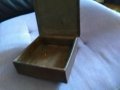  кутия от соца естествена кожа ръчна изработка 125х125х48мм, снимка 7