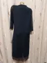 2XL Черна рокля на волани , снимка 5