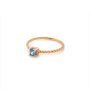 Златен дамски пръстен 1,21гр. размер:56 14кр. проба:585 модел:20028-2, снимка 2