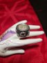 Много красив дамски сребърен пръстен BULGARI - 12.5 грама- проба 925, снимка 2