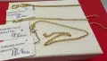 Чисто нова златна  гривна 14 карата 0.74гр 18.5см, снимка 3