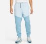 Мъжко долнище Nike Tech Fleece Celestine Blue - размер L, снимка 1 - Спортни дрехи, екипи - 42720953