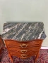 Дървено шкафче с мрамор, снимка 3