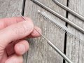  НОВИ! Метални сламки 8 броя комплект + 2 четчици / безоловни BPA-free, снимка 8
