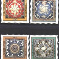 Чисти марки 4 -те елемента Земя Вода Огън Въздух 1994 от Лихтенщайн, снимка 1 - Филателия - 33724880
