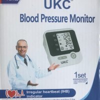 Апарат за измерване на кръвно налягане с голям LCD дисплей UKC, снимка 2 - Друга електроника - 36825828