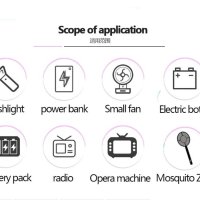 LiitoKala®™ Преносима Батерия Метален Powerbank с 3000 mAh Литиево-Йонна Батерия 18650 3.7V 5V 1A, снимка 10 - Външни батерии - 42779832