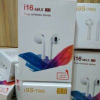 I16 max (v5.0),i9s-tws 5.0,Bluetooth,AirPods Iphone, снимка 1 - Слушалки, hands-free - 30466401