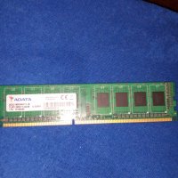 Продавам рам памет DDR3 Adata 4GB 1600, снимка 1 - RAM памет - 42590543