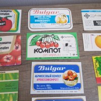 Колекция стари етикети от соца на Булгарплод за износ, снимка 4 - Колекции - 34266874