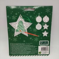 Christmas коледна играчка за боядиване Suncatcher  Размери опаковка 16х13.5 см , снимка 2 - Декорация за дома - 42838925