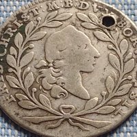 Сребърна монета 10 кройцера 1766г. Фридрих Кристиян Бранденбург Байраут 14924, снимка 2 - Нумизматика и бонистика - 42900566
