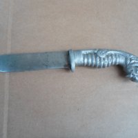 Старинен боен,окопен нож от 1Световна Война, снимка 4 - Антикварни и старинни предмети - 35114959