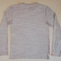 Superdry оригинална блуза S памучна сива фланелка, снимка 5 - Блузи - 31604675