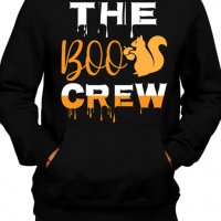 Мъжки Суитчър/Суитшърт The Boo Crew 1,Halloween,Хелоуин,Празник,Забавление,Изненада,Обичаи,, снимка 1 - Суичъри - 38160256