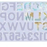4 см Латиница Азбука Печатни букви числа цифри силиконов молд форма фондан шоколад гипс смола и др , снимка 4 - Форми - 32086978