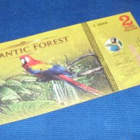 Atlantic Forest 2 Aves Dollar образец сер.номер; 000000, снимка 2 - Нумизматика и бонистика - 34506478