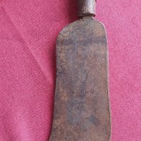 Уникат Автентичен Голям нож 42×13 см.о.Борнео с Кания и Маркировка. , снимка 2 - Антикварни и старинни предмети - 37270143
