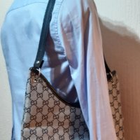 Дамска чанта стил Гуччи Gucci тип багета, снимка 12 - Чанти - 38590814