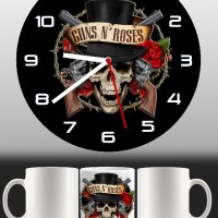 Стенен часовник + чаша-по наш или Ваш дизайн-перфектният подарък , снимка 3 - Стенни часовници - 30782795