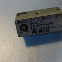 Индуктивен сензор Festo SMEO-1-LED-24 proximity switch, снимка 6 - Резервни части за машини - 44603169