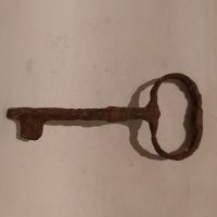 Стар железен ключ., снимка 1 - Колекции - 39506950