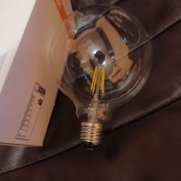 Osram parathom classic globe 125 LED E27 4W 2700K лед крушка НОВА, снимка 3 - Крушки - 35032181