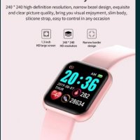 Смарт часовник smart watch D20S Водоустройчиво/кръвното налягане/пулса, снимка 3 - Смарт гривни - 34159607