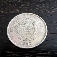 Монета - Сейшели - 1 рупия | 1997г., снимка 2 - Нумизматика и бонистика - 29290459